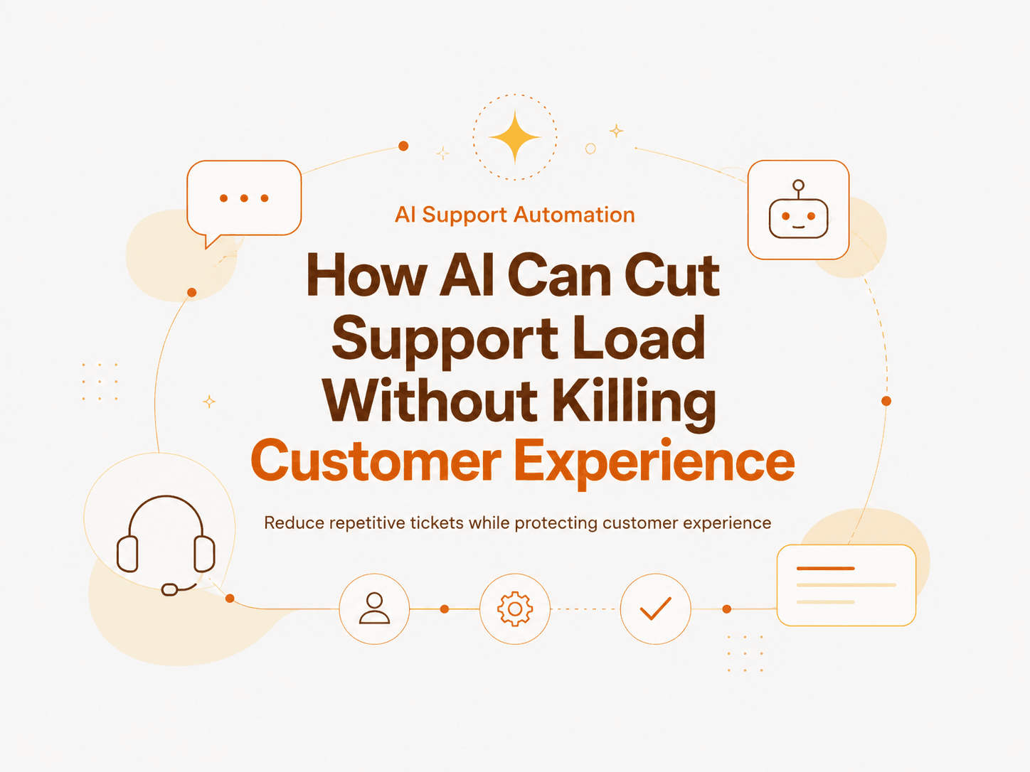 How AI Can Cut Support Load Without Killing Customer Experience